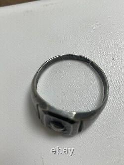 WW2. German silver ring. Wehrmacht. WWII