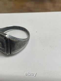 WW2. German silver ring. Wehrmacht. WWII