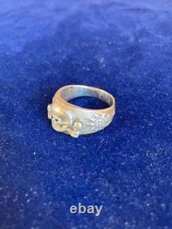 WW2. German silver ring. World War II