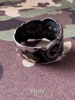 WW2. German silver ring. World War II