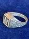 WW2. German silver ring. World War II