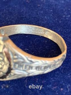 WW2. German silver ring. World War II