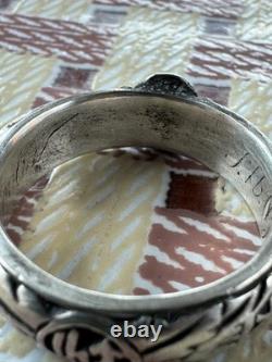 WW2. German silver ring. World War II