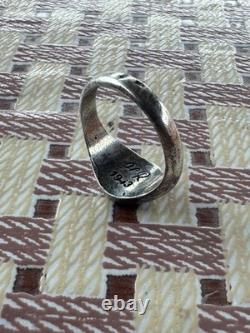 WW2. German silver ring. World War II