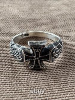 WW2. German silver ring. World War II
