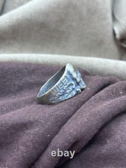 WW2. German silver ring. World War II