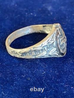 WW2. German silver ring. World War II