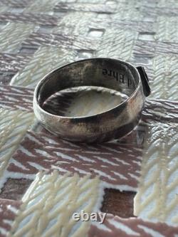 WW2. German silver ring. World War II