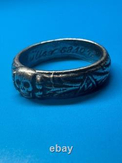 WW2. German silver ring. World War II