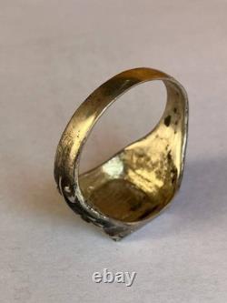 WW2. German silver ring. World War II