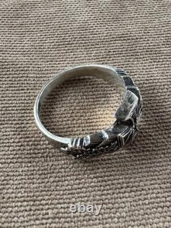 WW2. German silver ring. World War II
