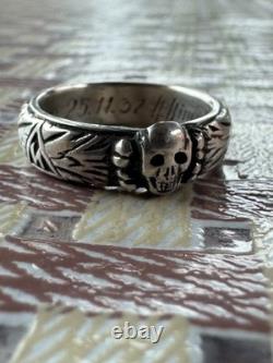 WW2. German silver ring. World War II
