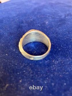 WW2. German silver ring. World War II