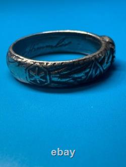 WW2. German silver ring. World War II