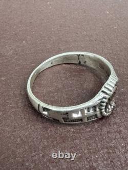 WW2. German silver ring. World War II