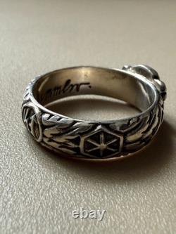 WW2. German silver ring. World War II