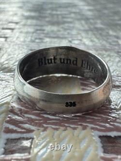 WW2. German silver ring. World War II
