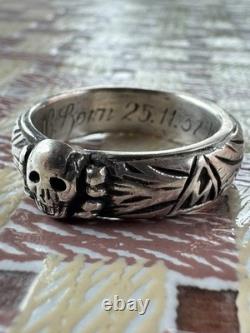 WW2. German silver ring. World War II