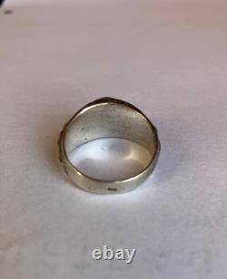 WW2. German silver ring. World War II