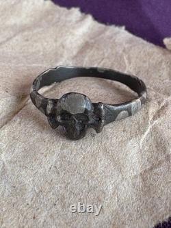 WW2. German silver ring. World War II