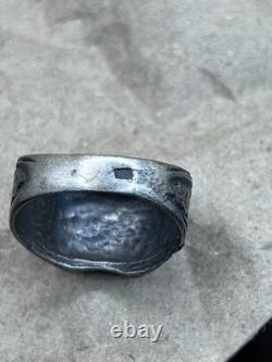 WW2. German silver ring. World War II
