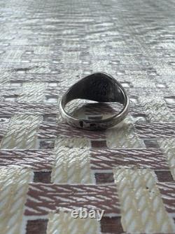 WW2. German silver ring. World War II