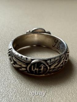 WW2. German silver ring. World War II