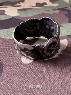 WW2. German silver ring. World War II