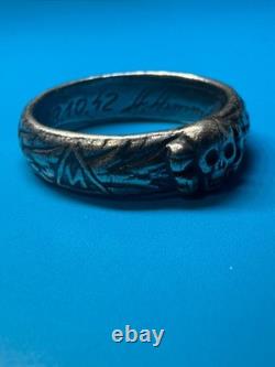 WW2. German silver ring. World War II