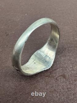 WW2. German silver ring. World War II