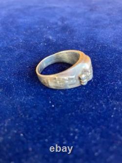 WW2. German silver ring. World War II