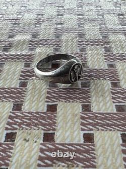 WW2. German silver ring. World War II