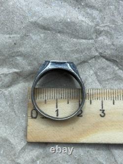 WW2. German silver ring. World War II
