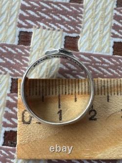 WW2. German silver ring. World War II