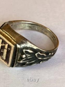 WW2. German silver ring. World War II