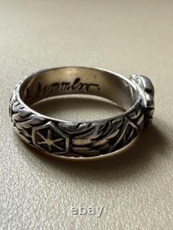 WW2. German silver ring. World War II