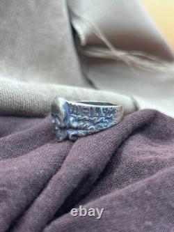 WW2. German silver ring. World War II