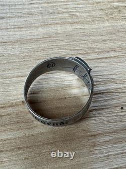 WW2. German silver ring. World War II