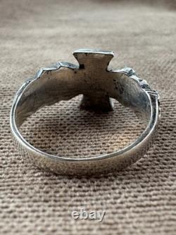 WW2. German silver ring. World War II