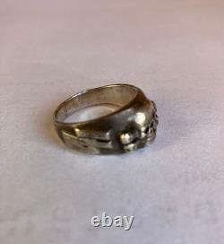 WW2. German silver ring. World War II