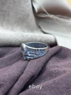 WW2. German silver ring. World War II