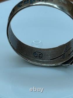 WW2. German silver ring. World War II