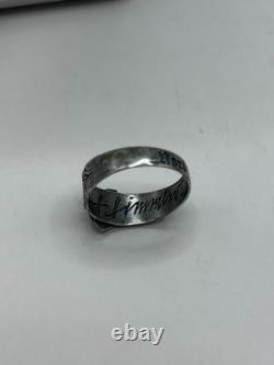 WW2. German silver ring. World War II