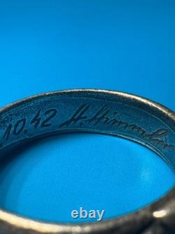 WW2. German silver ring. World War II