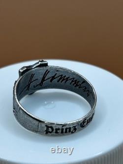 WW2. German silver ring. World War II