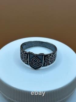 WW2. German silver ring. World War II