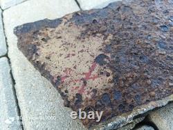 WW2 German tank Panther / Panzer V / Sd. Kfz. 171 Roof Fragment Armor Piece