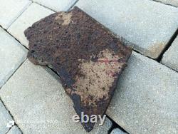 WW2 German tank Panther / Panzer V / Sd. Kfz. 171 Roof Fragment Armor Piece