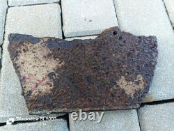 WW2 German tank Panther / Panzer V / Sd. Kfz. 171 Roof Fragment Armor Piece