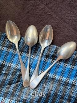 WW2. German tea spoons 4 pieces. World War II